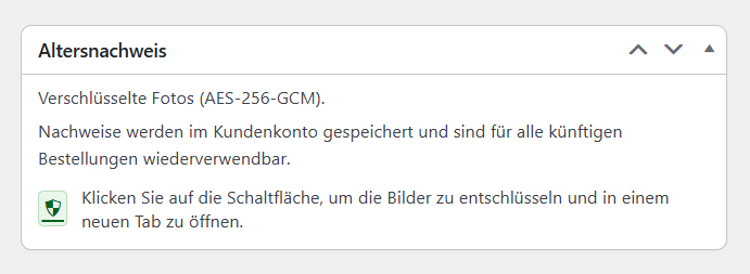 WooCommerce Altersverifizierung - Steuerung wirkt
